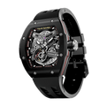 The TSARBOMBA TB8218A Men’s Fashion Watch features a Miyota automatic mechanical movement, a 316L stainless steel bezel, interchangeable accessories, an eco-friendly fluororubber strap, 10ATM water resistance, and premium Grade A luminescent coating. With interchangeable straps, bezels, and crowns, why buy multiple watches when you can own just one that lets you switch up your style? Sapphire Crystal: A Stunning Display--45° side view