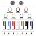 TSAR-BOMBA-Atomic-TB8218D-zirconia-diamond-set_7-in-2. Set includes 1 automatic watch core and 1 quartz watch core and 1 zirconia diamond bezel and 6 fluororubber bezel and 7 fluororubber strap and 7crown. Utilizes TSAR BOMBA’s patented technology for interchangeable straps, bezels, and crowns. Quickly swap modules without tools—since your watch can change its style, why buy another one?
