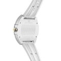 TSAR BOMBA Nucleus femme 03 Ceramic Women’s Watch. Featuring a ceramic case, the minimalist bezel is set with dazzling cubic zirconia that catches the light with every movement of your wrist—a subtle glow that exudes undeniable luxury. Powered by a Swiss Ronda quartz movement. The watch is extremely lightweight (only about 60 grams), making it very comfortable for everyday wear. -white.-Rear-view