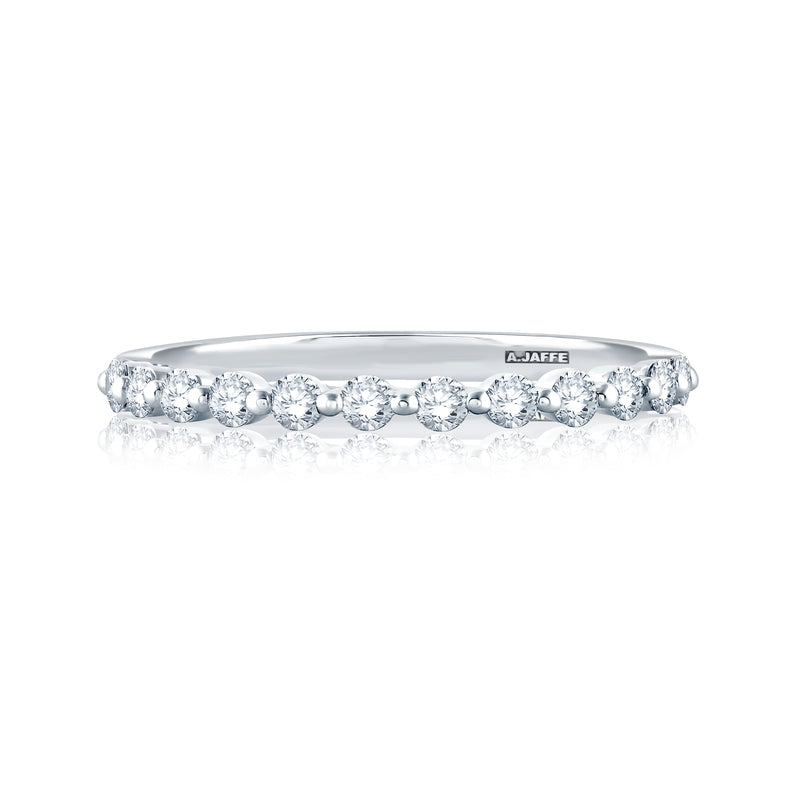 A. Jaffe Single Prong Diamond Band
