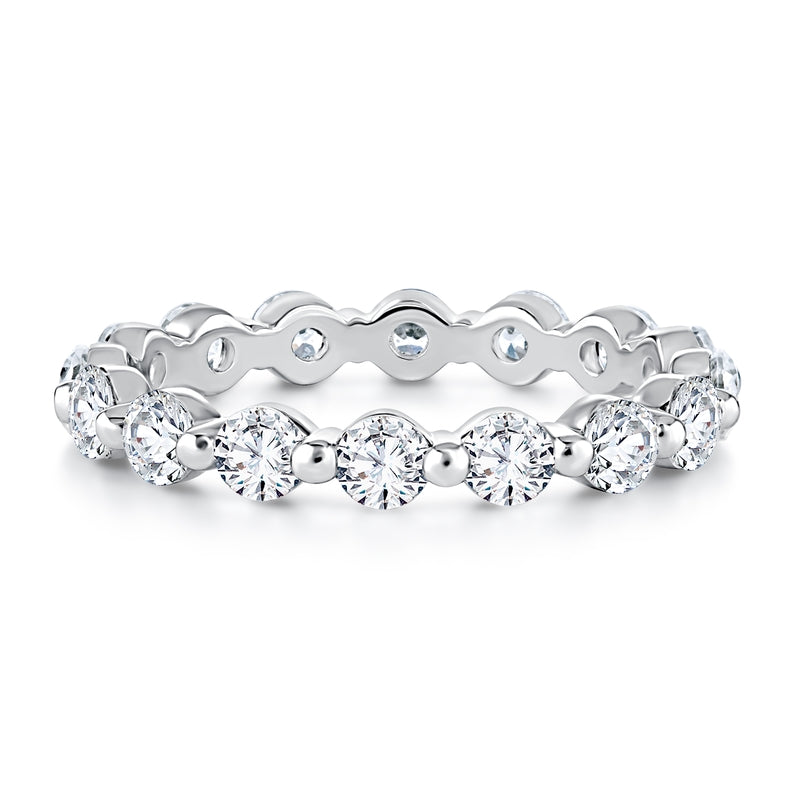 A. Jaffe Round Cut Eternity Band